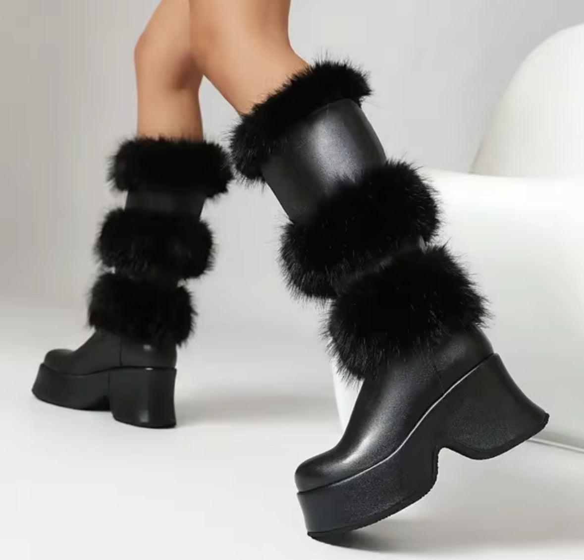 Women's Plush Warm Winter Long Boots