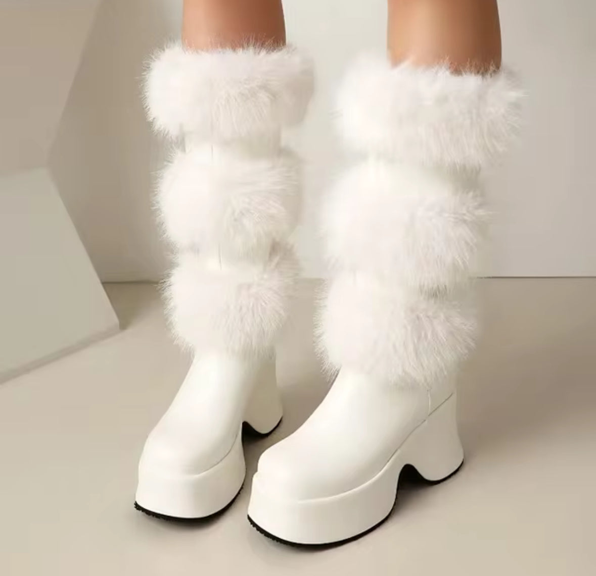 Women's Plush Warm Winter Long Boots